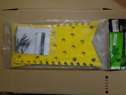 New genuine arctic cat yellow grip plates for 2005-2006 firecats 128&#034;