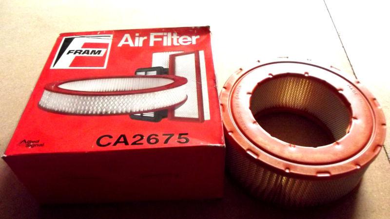 2 fram  ca2675  air filters ,new in box.