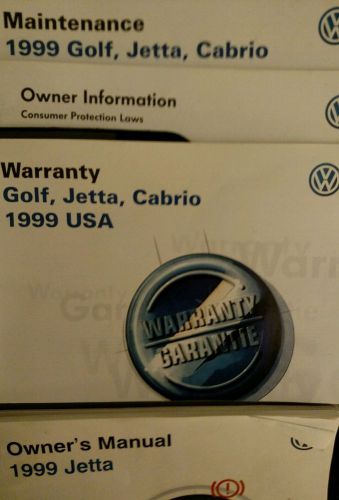 1999 vw jetta oem owners manual