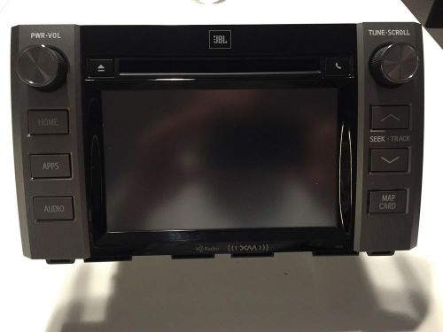 2014-2016 oem toyota tundra jbl navigation unit bluetooth, hd radio, map card