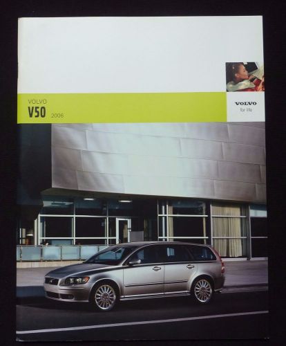 2006 volvo v50 dealer sales brochure~original showroom literature catalog