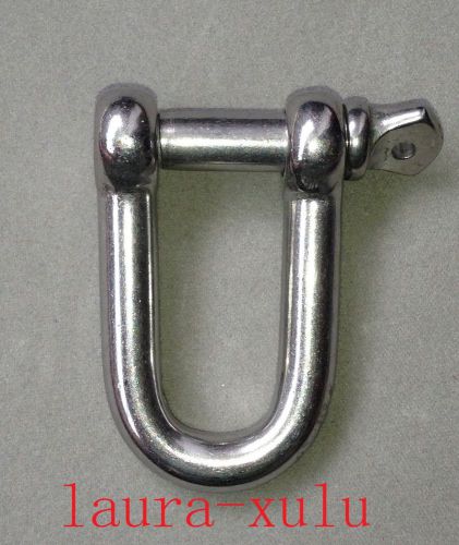 M5 stainless steel d / u ring shackle buckle 5mm for paracord bracelet ss003