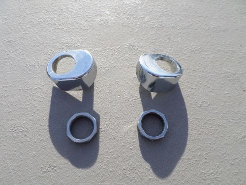 1957 ford fairlane 500 custom 300 windshield wiper escutcheons and nuts