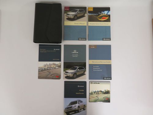 2007 lexus rx 400h owners manual guide book