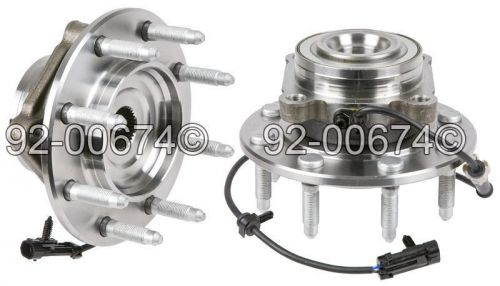 Pair new front right &amp; left wheel hub bearing assembly for gmc chevy 2wd 8 stud