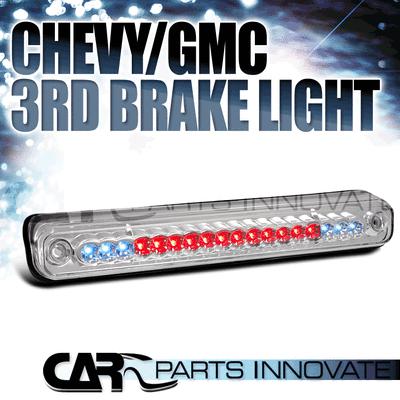 88-00 gmc c10 1500 2500 3500 led clear 3rd third brake light