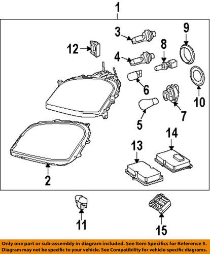 Mercedes-benz-mb oem 1648202359 headlight-headlamp assembly