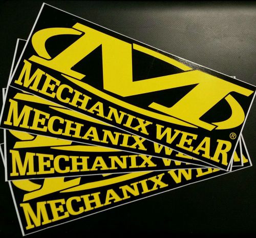 4 - mechanix contingency decals 9&#034; x 3.5&#034;