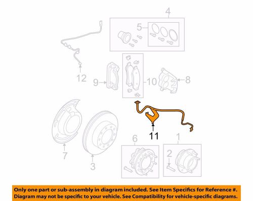 Ford ac3z-2078-b - hose asy - brake