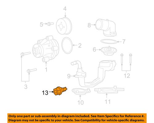 Ford oem-coolant temperature sensor 4l3z12a648ab