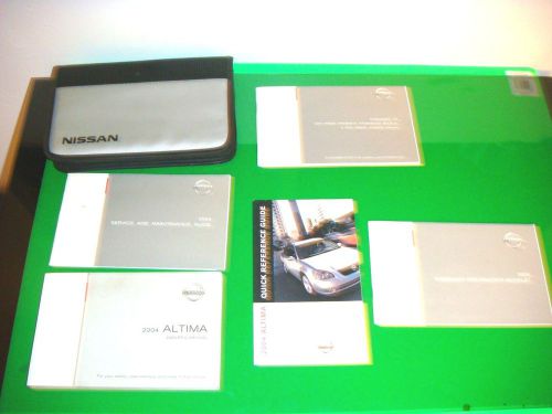 2004 nissan altima full owners manual with case