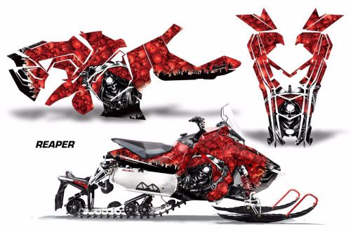 Amr racing sled wrap polaris axys snowmobile graphics sticker kit 2015+ reaper r