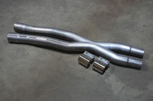 2015 2016 5.0 5.0l coyote ford mustang race x pipe kit w/ 2x stainless delete gt