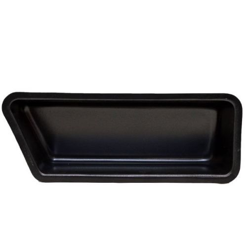 Bryant black 25 3/8 x 9 3/4 inch plastic boat storage bin / box