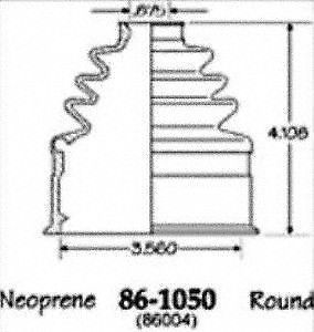 Empi 86-1050d cv boot kit