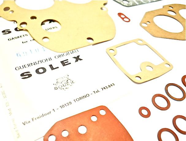 Alfa romeo giulietta sprint spider 1958-62 or. solex 35 apaig gasket + seals set