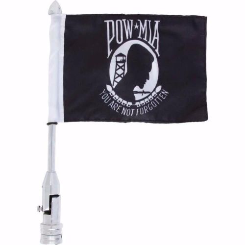 New diamond plate motorcycle flagpole mount and po bkflagpm