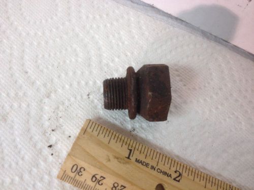 U.s. old car, drain plug, special.  used.        item:  5793