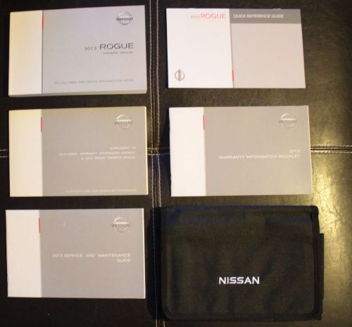 2013 nissan rogue owners manual set new free shipping