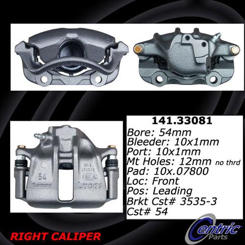 Centric parts disc brake caliper 141.33081