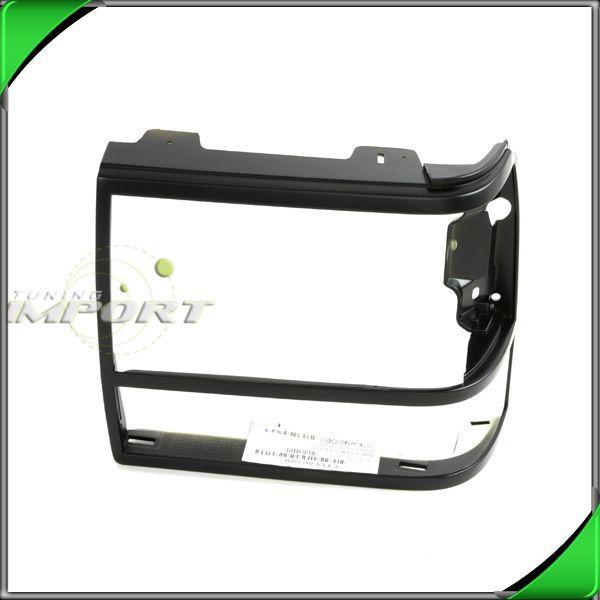 91-94 ford ranger explorer left driver head light lamp black frame bracket bezel