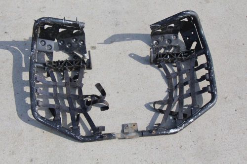 Yfz450 nerf bars nerfs 04-09 yfz 450 footpegs heel guards pro armor fat pegs j55