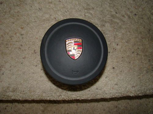 Porsche 991 &amp; 981 boxster cayman oem black color steering wheel airbag