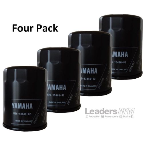 Yamaha new oem oil filter element four pack n26-13440-02-00; n26-13440-00-00