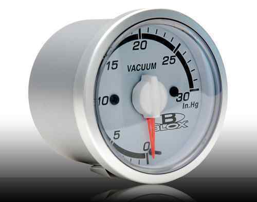 Blox 52mm gauges vacumm gauge meter white bxga-00001