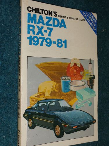 1979-1981 mazda rx7 shop manual / chilton&#039;s service book 1980++