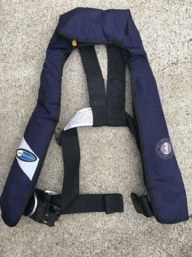 Mustang survival   md3002 air force automatic inflatable collar pfd used