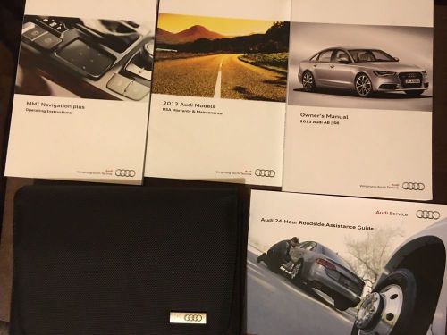 2013  audi a6 / s6   owners manual