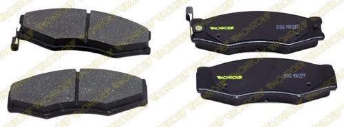 Monroe dx266 brake pad or shoe, front-monroe dynamics brake pad