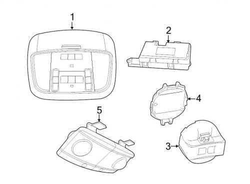 Chrysler oem jeep rain sensor 68184876aa image 3