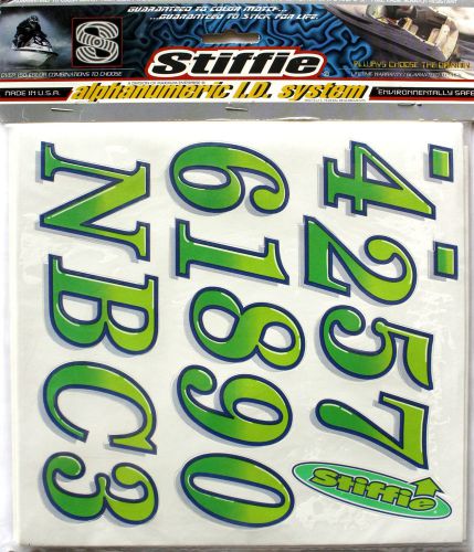 Stiffie classic cl03 boat pwc id numbers decal alphanumeric registration sticker