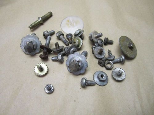 1959 1960 cadillac deville  drivers side track regulator and vent wing bolts