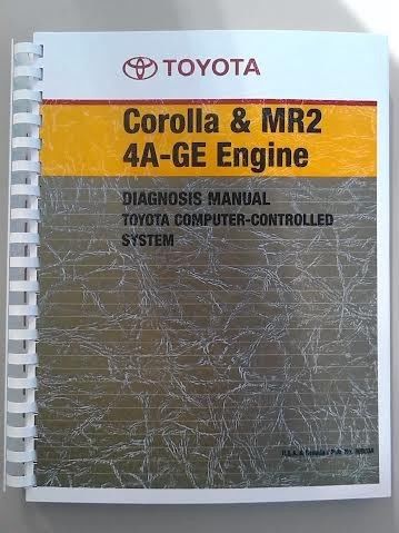 Toyota carolla ae86 mr2 4a-ge engine diagnosis manual oem