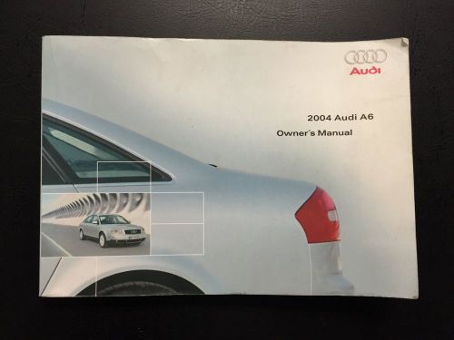 2004 audi a6 owners manual