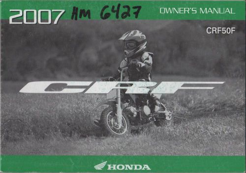 2007 honda motorcycle crf50f owner&#039;s manual (443)