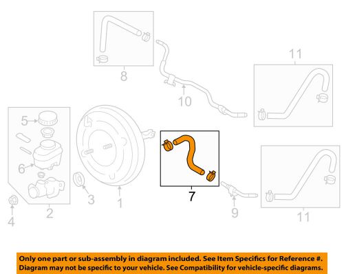 Subaru oem 14-15 brz-vacuum hose 26140ca111