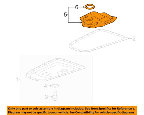 Mitsubishi oem 08-15 lancer automatic transaxle-filter 2824a007