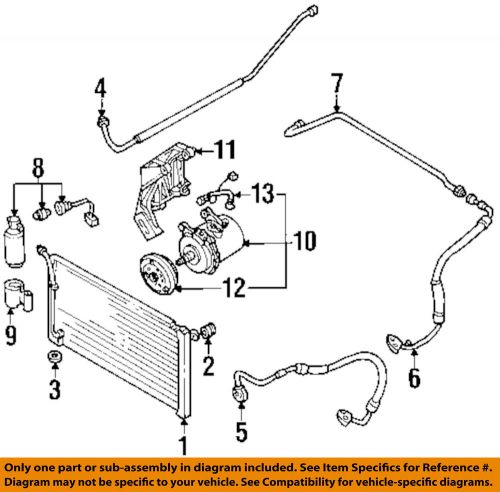 Nissan oem 92-95 pathfinder air conditioner-low pressure hose 9248057g00