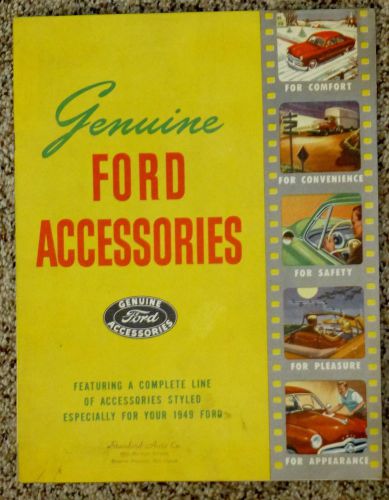 1949 ford accessories catalogue - nice and complete