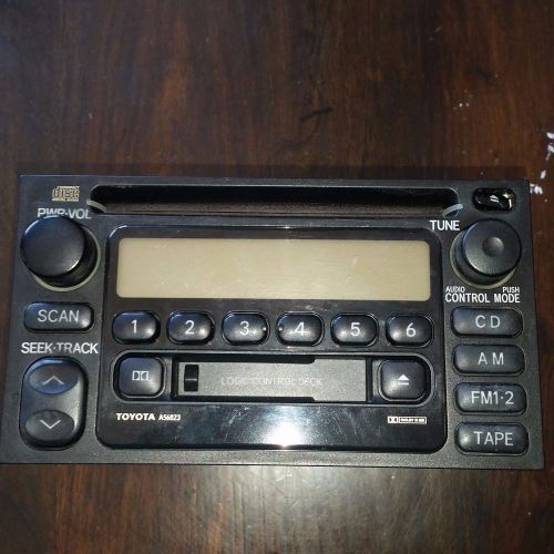 01 02 03 04 toyota tacoma oem cd cassette stereo radio \ 86120-ad040 tundra