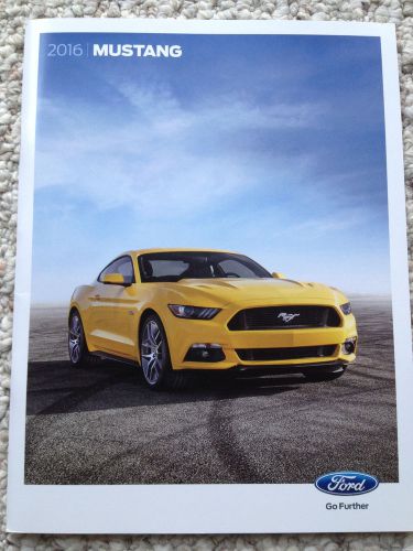 2016 ford mustang gt catalog, sales brochure