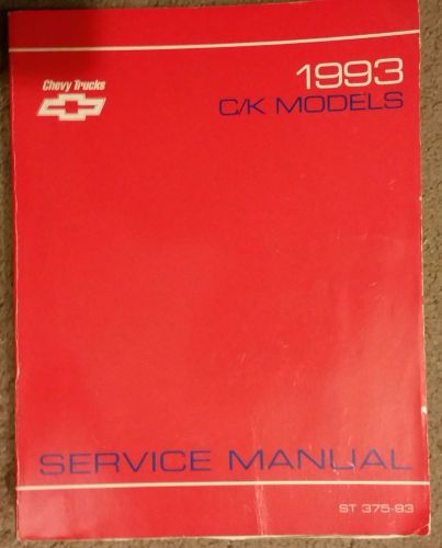 1993 ck models service manual