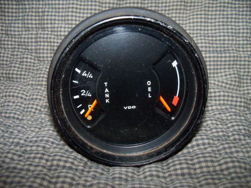 Porsche 911 930 fuel oil level combination gauge 91164120229 date stamped 2/74