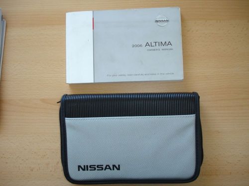 2008 nissan altima hybrid owners manual with case &amp; various supplements