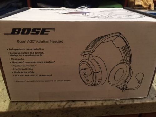 Bose a20 aviation headset perfect condition used three times