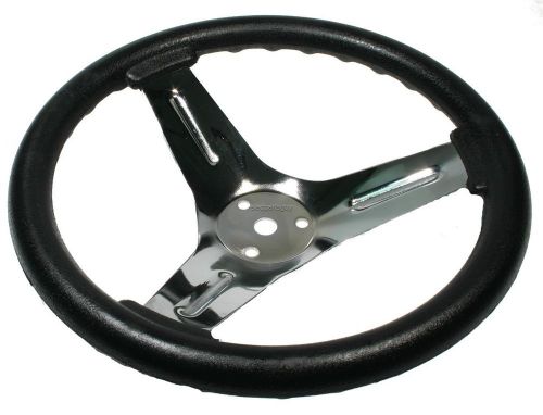 New gocart gokart 10&#034; chrome steering wheel